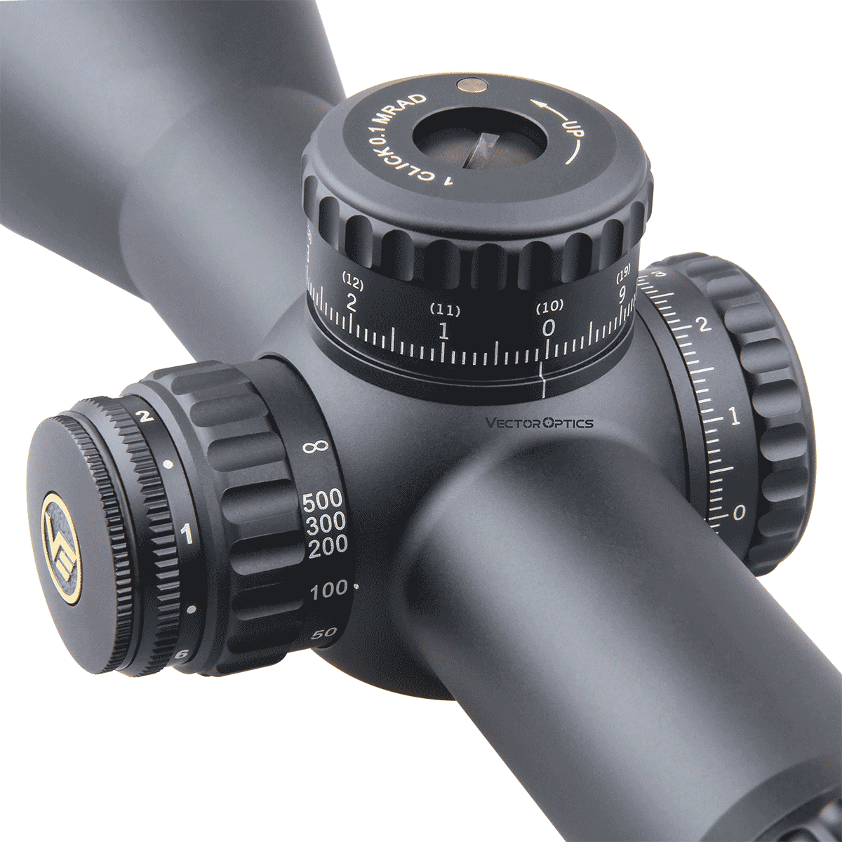 Vector Optics Continental 3-18x50 HD FFP Hunting Riflescope showcasing its sleek design and advanced features.